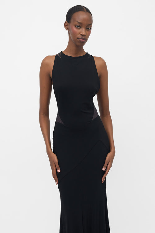 Alexandre Vauthier Crepe Jersey Maxi Dress