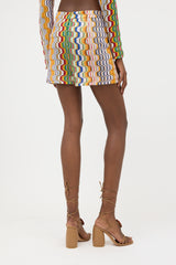 Alexis Knit Geometric Shorts