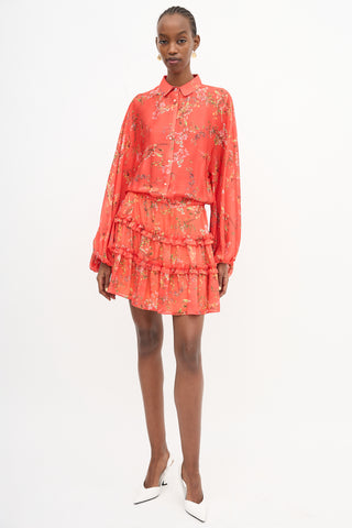 Alexis Floral Ruffled Dress