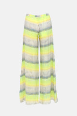  Patterned Wide Leg Pant