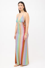 Alexis Knit Chevron Enna Maxi Dress