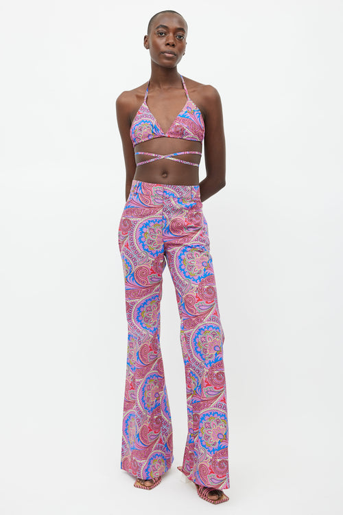 Alexis Pink & Multi Paisley Co-Ord Set