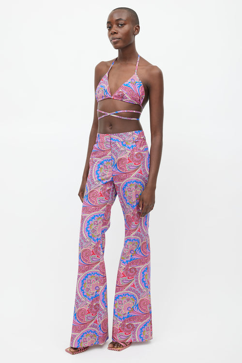 Alexis Pink & Multi Paisley Co-Ord Set