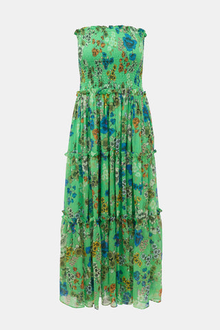 Alexis Silk Floral Roshan Dress