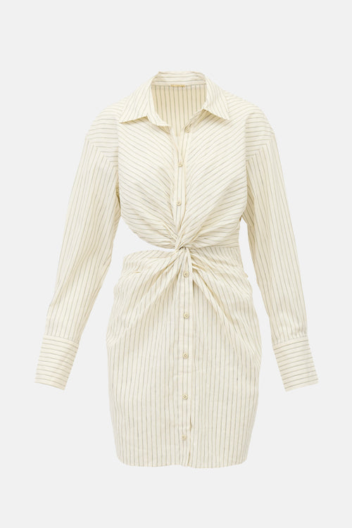 Alexis Virgo Striped Shirt Dress