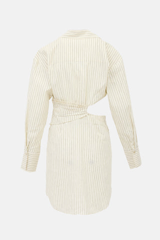 Alexis Virgo Striped Shirt Dress