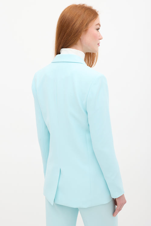 Alice + Olivia Blue Justine & Dylan Pant Suit