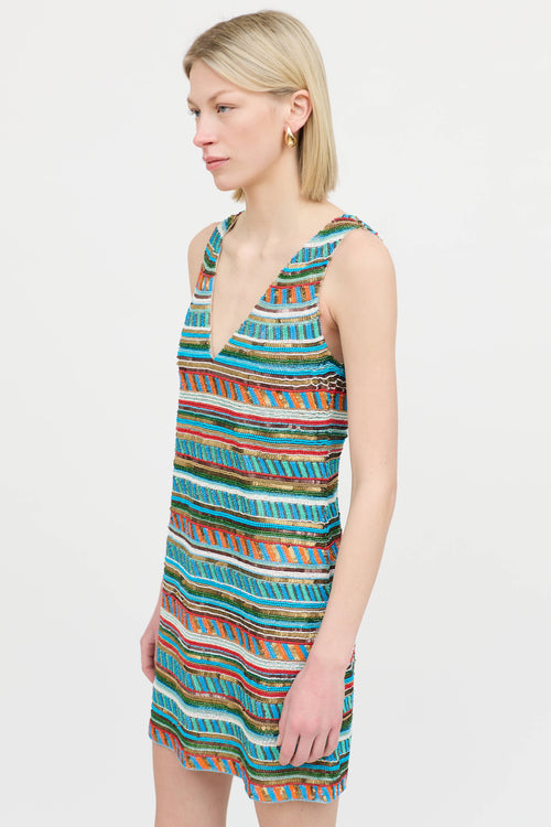 Alice + OliviaSequin Beaded Dress