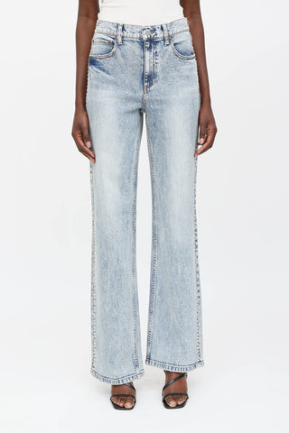 Alice + Olivia Studded Bootcut Jeans