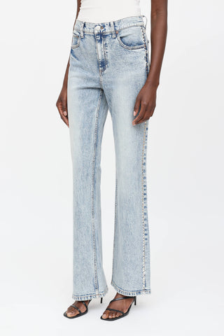 Alice + Olivia Studded Bootcut Jeans