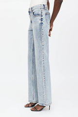 Alice + Olivia Studded Bootcut Jeans