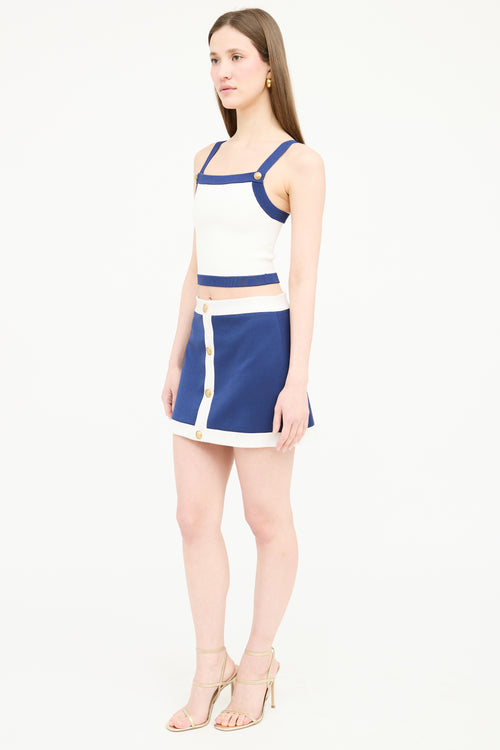 Alice + Olivia Knit Panelled Co-Ord Set