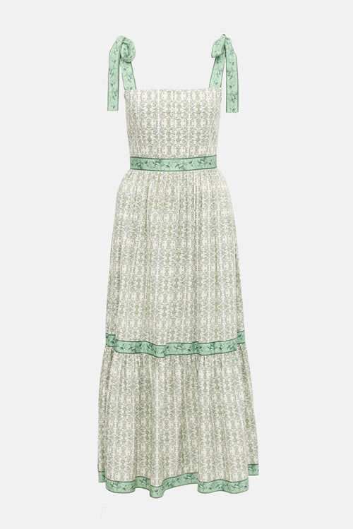 Alice + Olivia Breslin Corset Midi Dress