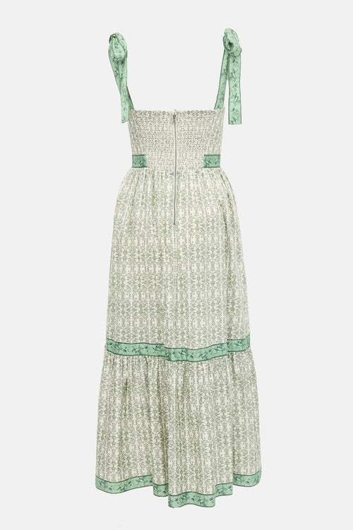Alice + Olivia Breslin Corset Midi Dress