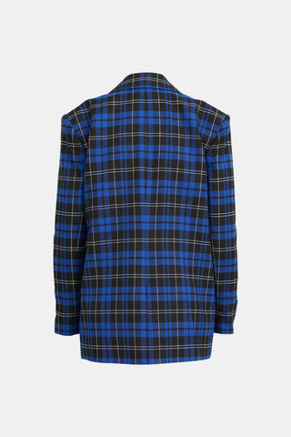 Alice + Olivia Denny Plaid Blazer