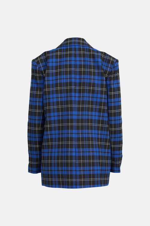 Alice + Olivia Denny Plaid Blazer