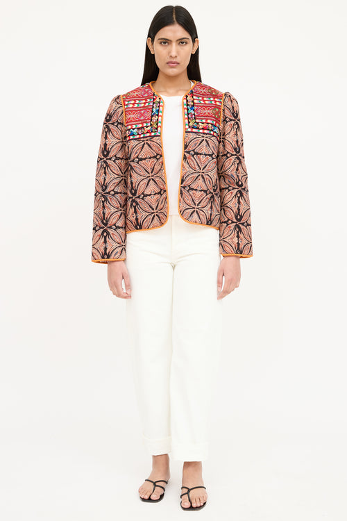 Alix Of Bohemia Embroidered Floral Jacket