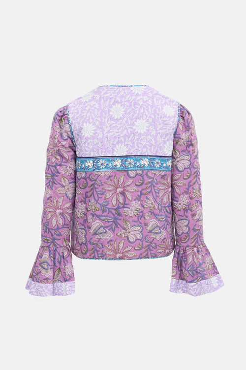 Alix Of Bohemia Floral Wadded Carnaby Jacket