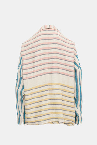 Alix Of Bohemia Stripe Mariner Coat