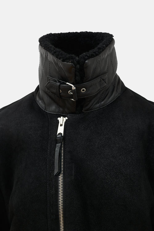 All Saints Shearling Dekley Jacket