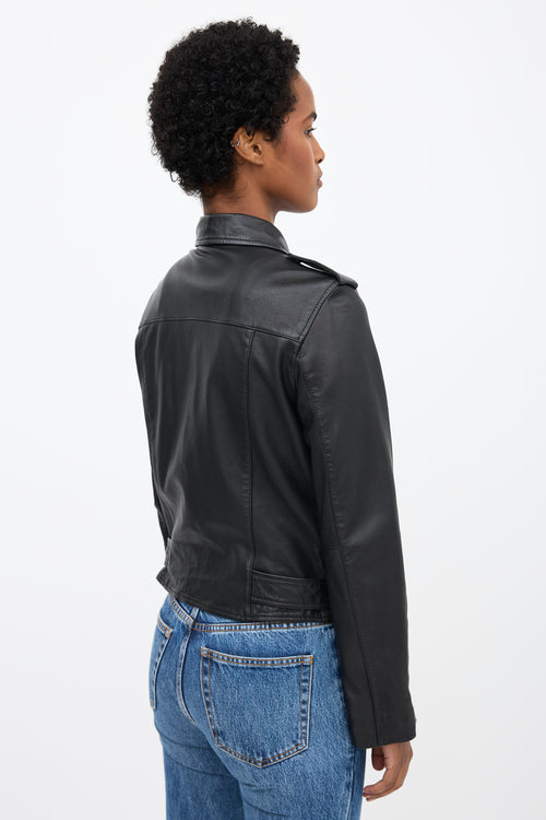 All Saints Leather Balfern Biker Jacket