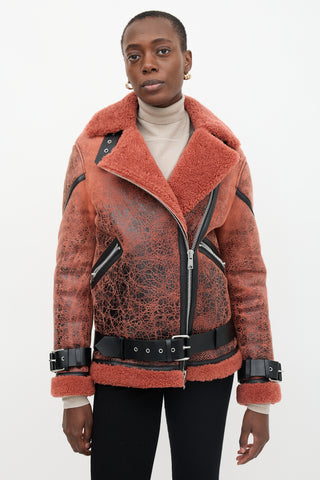All Saints Shearling Hawley Jacket