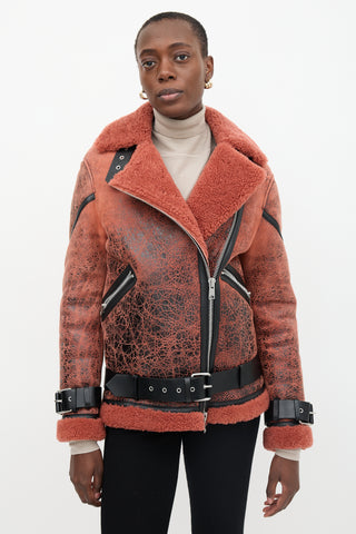 All Saints Shearling Hawley Jacket