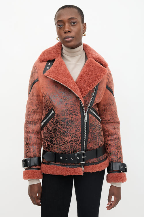 All Saints Shearling Hawley Jacket