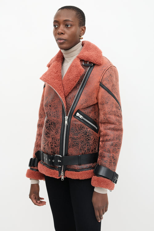 All Saints Shearling Hawley Jacket