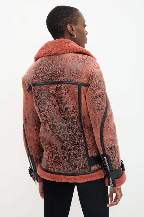 All Saints Shearling Hawley Jacket