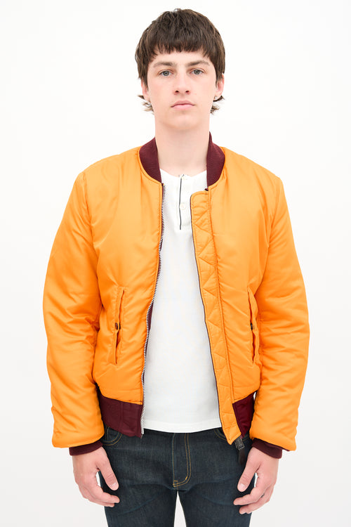 Alpha Industries MA-1 Slim Fit Reversible Bomber Jacket