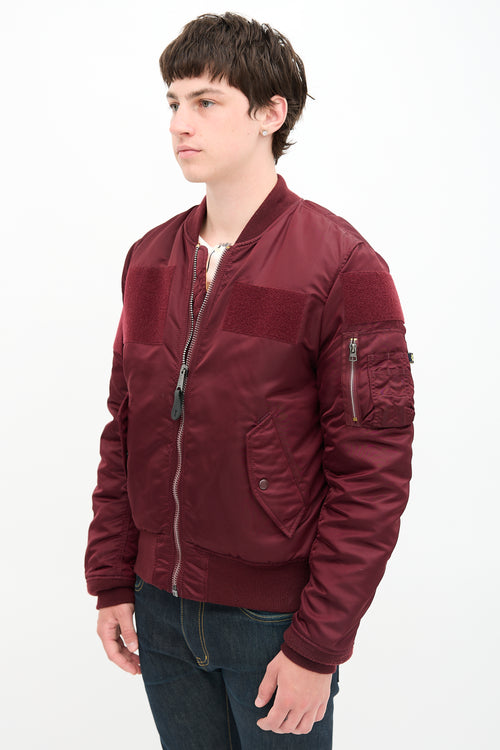 Alpha Industries MA-1 Slim Fit Reversible Bomber Jacket