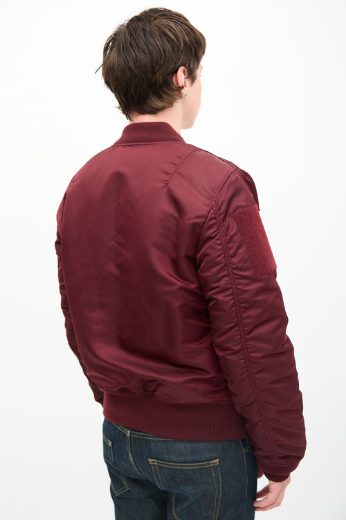 Alpha Industries MA-1 Slim Fit Reversible Bomber Jacket