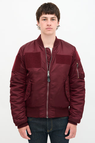 Alpha Industries MA-1 Slim Fit Reversible Bomber Jacket