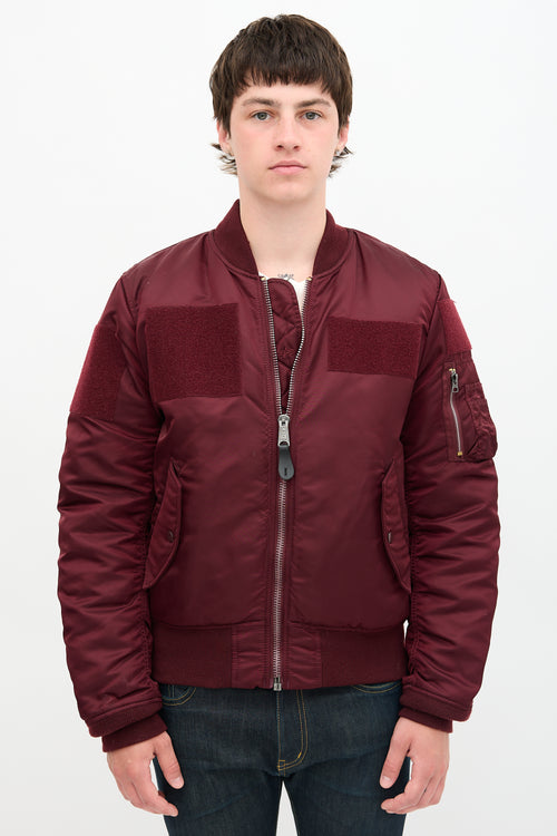Alpha Industries MA-1 Slim Fit Reversible Bomber Jacket