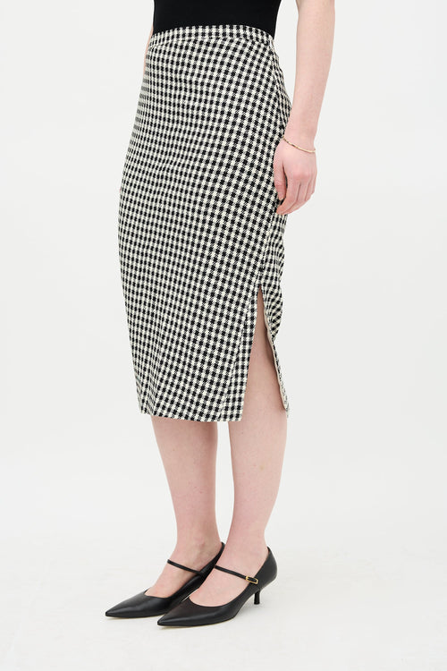 Altuzarra Houndstooth Midi Skirt