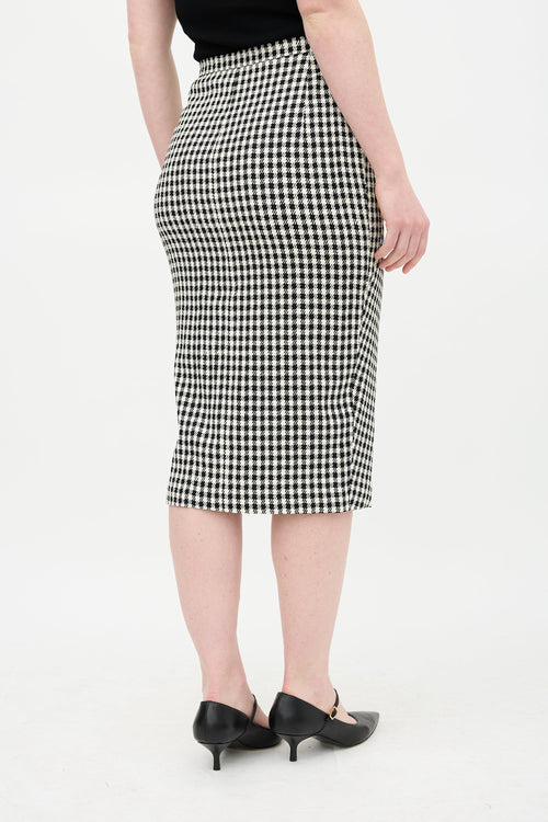 Altuzarra Houndstooth Midi Skirt