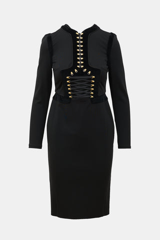 Altuzarra Lace Up Mini Dress