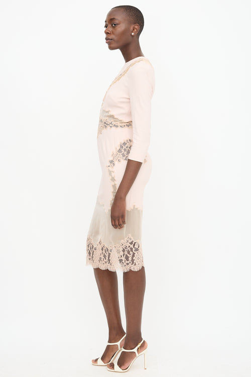Altuzarra Lace Panel Dress