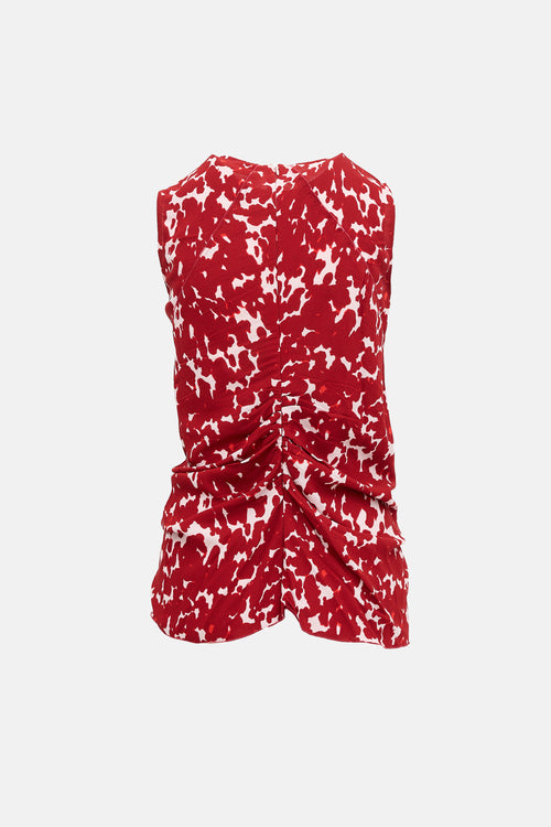 Altuzarra Pan Printed Tie Top