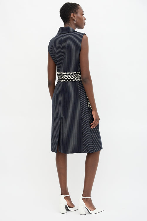 Altuzarra Resort 2016 Wool Pinstripe Dress