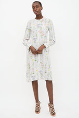 Altuzarra Silk Floral Dress