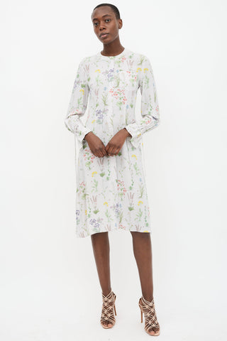 Altuzarra Silk Floral Dress