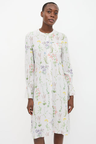 Altuzarra Silk Floral Dress
