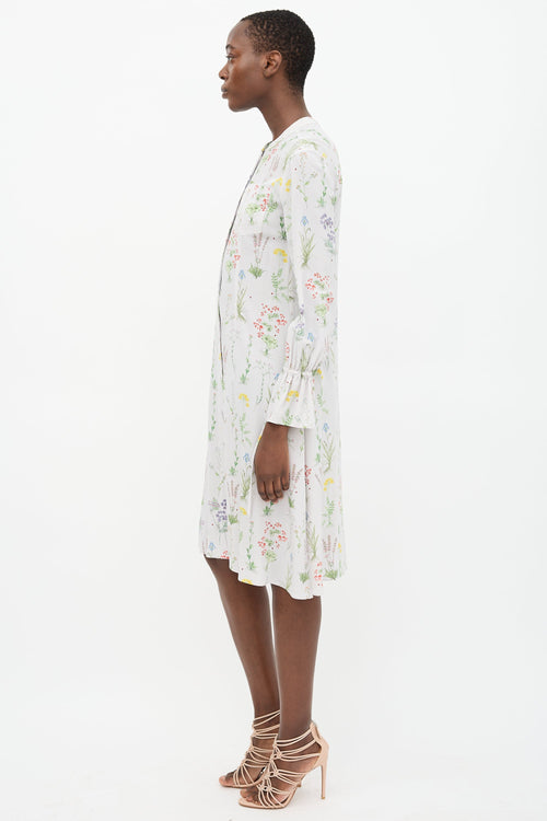 Altuzarra Silk Floral Dress