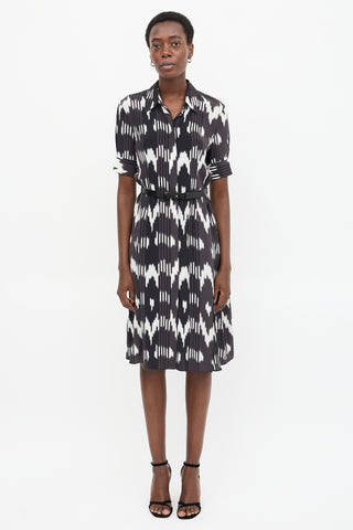 Altuzarra Silk Mixed Print Dress