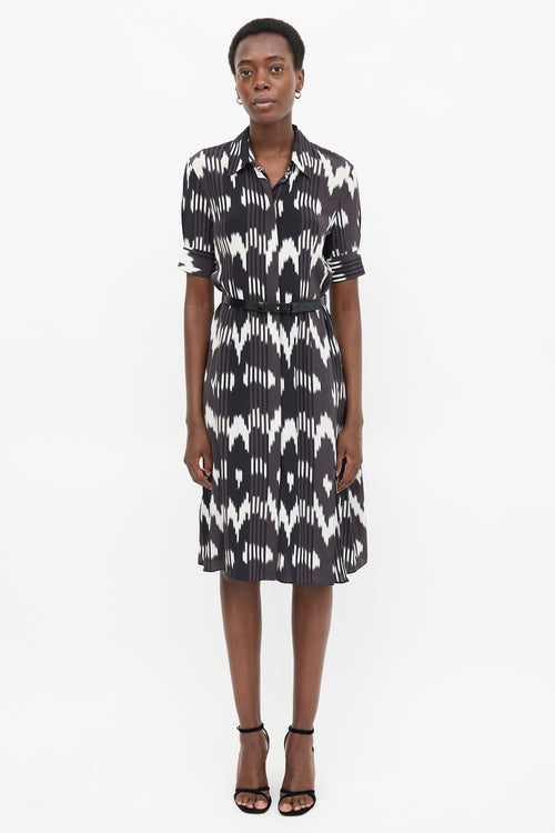 Altuzarra Silk Mixed Print Dress