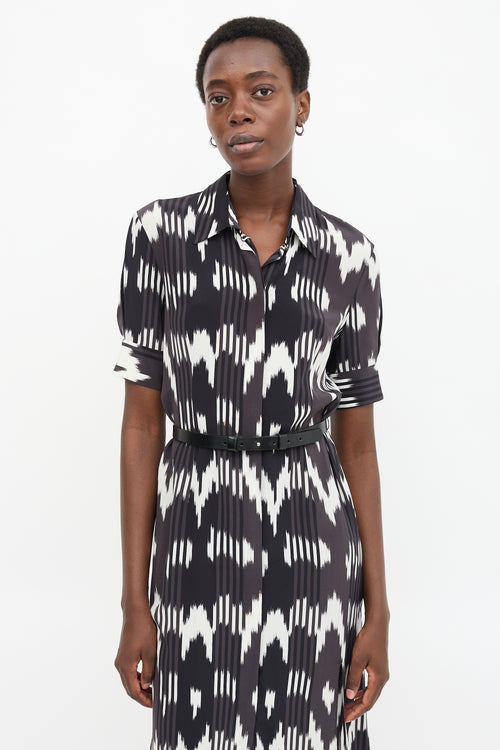 Altuzarra Silk Mixed Print Dress