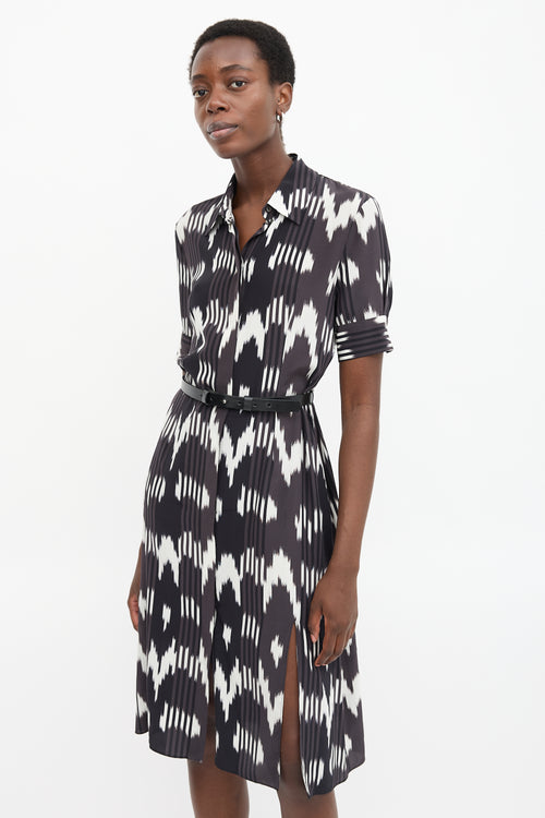 Altuzarra Silk Mixed Print Dress