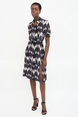 Altuzarra Silk Mixed Print Dress